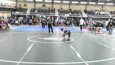 144 lbs Round Of 16 - Damien Roman, Central Falls/Blackstone Valley Prep vs Lucas Santo, Bishop Hendricken