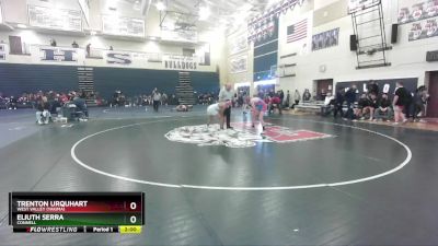 132 lbs Quarterfinal - Trenton Urquhart, West Valley (Yakima) vs Eliuth Serra, Connell