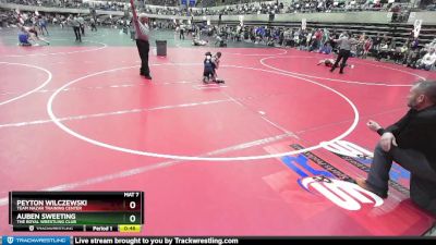 65 lbs Semifinal - Auben Sweeting, The Royal Wrestling Club vs Peyton Wilczewski, Team Nazar Training Center