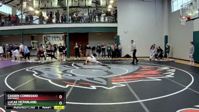 113 lbs Quarterfinal - Cassen Correggio, Don Bosco vs Lucas McFarland, Malvern Prep