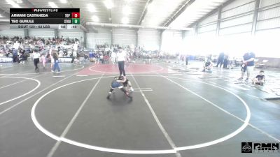 62 lbs Semifinal - Armani Castaneda, Top Rank Hammers vs Teo Gurule, Stout Wrestling Academy