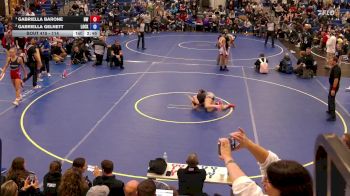 114 lbs 1st Place Match - Gabriella Barone, Niagara Wheatfield vs Gabriella Gelnett, Lockport