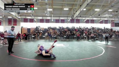 106 lbs Consi Of 8 #2 - Maximo Greene Barrios, Boston Latin vs Peter Ventrone, Natick