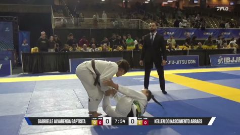 Kellen Do Nascimento Arraes vs Gabrielle Alvarenga Baptista 2026 Pan Jiu Jitsu IBJJF Championship