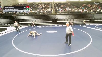 6A 113 lbs Quarterfinal - Michael Kowalski, Layton vs Cache Earl, Davis