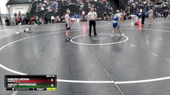 132 lbs Placement Matches (16 Team) - Harley Winterrowd, York vs Narciso Medina, Kearney JV