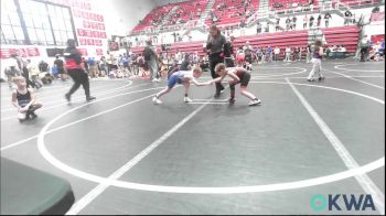 70-75 lbs Consolation - Tripp Kerth, Weatherford Youth Wrestling vs Jeremy Thomas, Little Axe Takedown Club