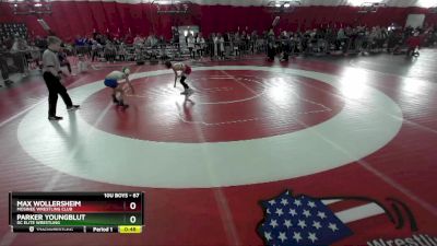 67 lbs Cons. Round 4 - Max Wollersheim, Mosinee Wrestling Club vs Parker Youngblut, DC Elite Wrestling