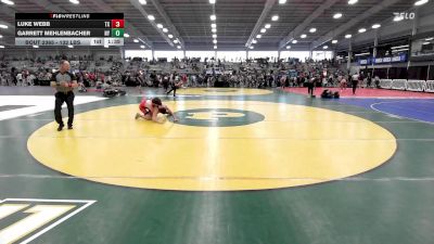 132 lbs Round Of 64 - Luke Webb, TX vs Garrett Mehlenbacher, NY