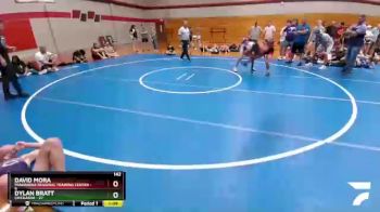 142 lbs Round 3 (6 Team) - David Mora, Panhandle Regional Training Center vs Dylan Bratt, Chickasha