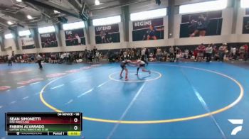 98 lbs Cons. Round 5 - Fabien Alvarado, Lofton Style Wrestling Club vs Sean Simonetti, Rise Wrestling