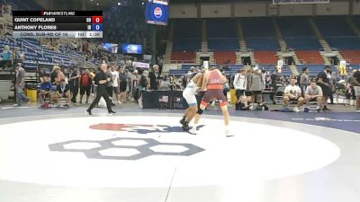 132 lbs Cons. Sub-rd Of 16 - Quint Copeland, Colorado vs Anthony Flores, Idaho
