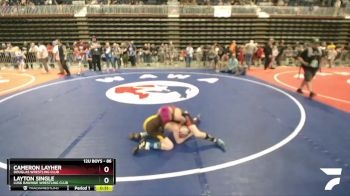 86 lbs Champ. Round 1 - Cameron Layher, Douglas Wrestling Club vs Layton Single, Lusk Rawhide Wrestling Club