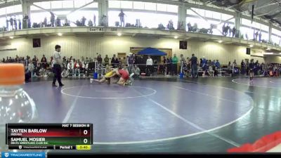 132 lbs Cons. Round 7 - Samuel Mosier, Delta Wrestling Club Inc. vs Tayten Barlow, Indiana