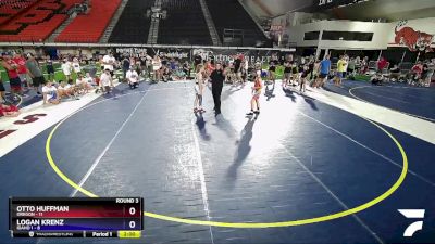 89 lbs Round 3 (8 Team) - Otto Huffman, Oregon vs Logan Krenz, Idaho 1