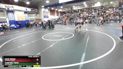 175 lbs Cons. Round 2 - Jack Riggs, Calvary Chapel vs Porfirio Nino, Otay Ranch