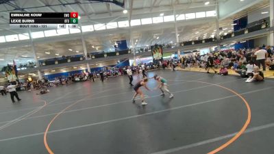 121 lbs Cons. Round 3 - Lexie Burns, Unattached vs Emmaline Kouw, Unattached