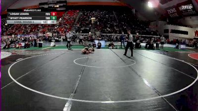 6A 120 lbs Cons. Round 2 - Logan Loaiza, Post Falls vs Wyatt Pearson, Timberline