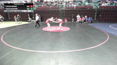 106 lbs Consi Of 8 #1 - Lucas Means, South Pointe vs Zach Shaffer, South Aiken