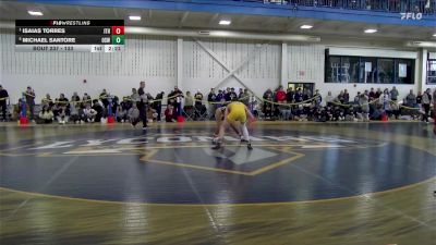 133 lbs Semifinal - Isaias Torres, Ithaca vs Michael Santore, Oswego State