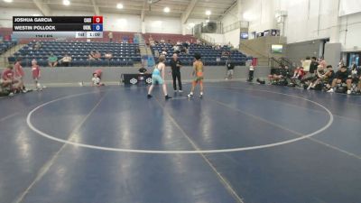 126 lbs Joshua Garcia, California Silver vs Westin Pollock, Oklahoma Blue