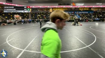 106 lbs Champ. Round 1 - Ty Goodnature, Apple Valley vs Lucas Haase, Ankeny