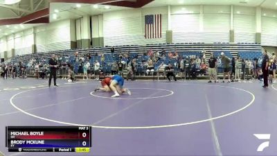 160 lbs Cons. Round 2 - Michael Boyle, OH vs Brody McKune, KY