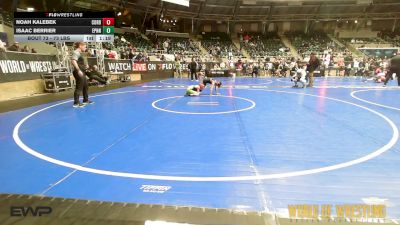 73 lbs 5th Place - Noah Kalebek, Cordoba Trained vs Isaac Berrier, East Pennsboro