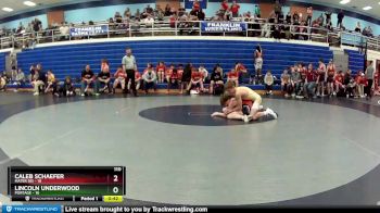 110 lbs Placement (4 Team) - Caleb Schaefer, Mater Dei vs Lincoln Underwood, Portage