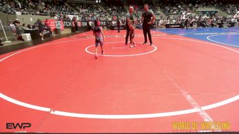 46 lbs Semifinal - Braxley B Harjo, Sapulpa vs Faith Lopez, Black Fox Academy