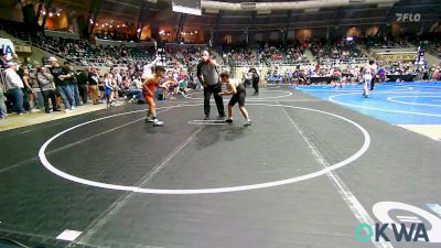 105 lbs Consi Of 8 #2 - Joncarlo Claudio, Jenks Trojan Wrestling Club vs Barrett Redeagle, Salina Wrestling Club