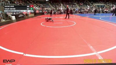 52 lbs Consi Of 4 - Kayde Legg, Keystone Wrestling Club vs Colby Meyer, Sebolt Wrestling Academy
