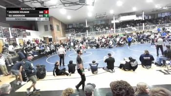215 lbs Semifinal - Eli Anderson, Moses Lake vs Jackson Holman, Sandpoint