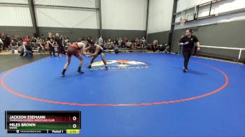 160 lbs Cons. Round 2 - Jackson Esemann, Takedown Express Wrestling Club vs Miles Brown, NWWC