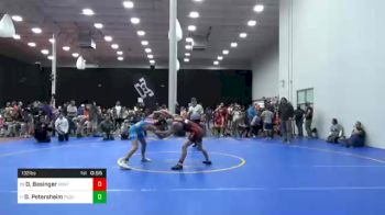 132 lbs Consolation - Declan Basinger, Northern York vs Dontae Petersheim, Pequea Valley