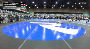 110 lbs 7th Place - Rozlyn Roberston, Corner Canyon vs Casandra Pastrana, Hillcrest