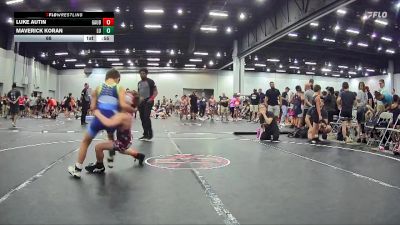 68 lbs Round 3 (8 Team) - Luke Autin, GA United Blue vs Maverick Koran, Level Up Wrestling