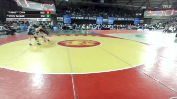 Girls 4A 105 lbs Cons. Round 2 - Zoey Taylor, Spanaway Lake (Girls) vs Trinity Town, Moses Lake (Girls)