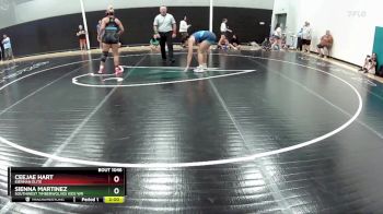 170 lbs Quarterfinal - Ceejae Hart, Eierman Elite vs Sienna Martinez, Southwest Timberwolves Kids Wr