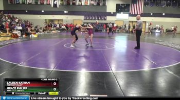 110 lbs Cons. Round 2 - Lauren Kathan, Pleasant Valley vs Grace Philipp, Iowa City, Liberty