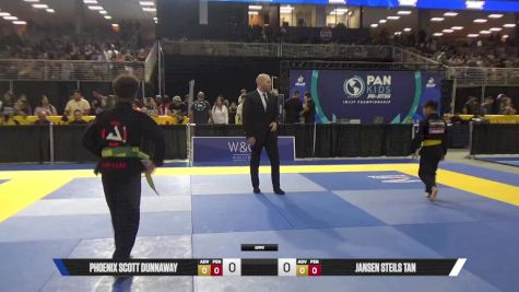 Jansen Steils Tan vs Phoenix Scott Dunnaway 2025 Pan Kids Jiu-Jitsu IBJJF Championship