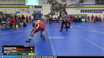 JV-27 lbs Round 1 - Rhyley Morris, North Linn vs Blake Rickard, Williamsburg