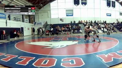 133 lbs 1st Place Match - Logan Connolly, St. Vincent College vs Owen Caracciolo, St. Vincent College