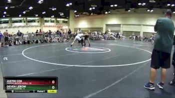 152 lbs Round 6 (10 Team) - Deven Lebow, South Johnston vs Justin Cox, CHOICES (Beaver Local)