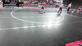 85 lbs Quarterfinal - Antonio Montemurro, B.A.M Training Center vs Colton Steingraber, Hudson