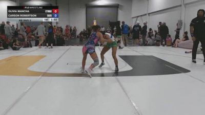 100 lbs Rr Rnd 5 - Olivia Mancha, CTWHALE - GK12E vs Carson Robertson, Daughters Of Zion - GK12E