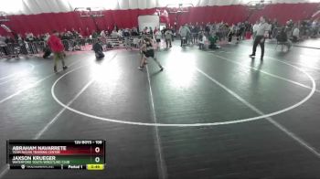 108 lbs Quarterfinal - Abraham Navarrete, Team Nazar Training Center vs Jaxson Krueger, Waterford Youth Wrestling Club