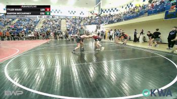 106 lbs Rr Rnd 1 - Tyler Ward, Locust Grove Youth Wrestling vs Easton McCartney, Kiefer Youth Wrestling Club