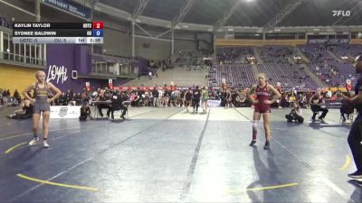 110 lbs Semis (4 Team) - Sydnee Baldwin, Ottawa University vs Kaylin Taylor, University Of The Cumberlands