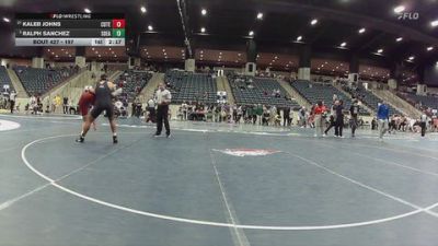 197 lbs Quarterfinal - Ralph Sanchez, Southeastern vs Kaleb Johns, Cumberland (Tenn.)